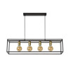Lucide RUBEN - Suspension - 4xE27 - Noir