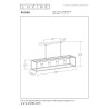 Lucide RUBEN - Suspension - 4xE27 - Noir