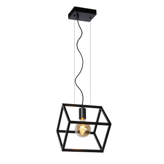 Lucide FABIAN - Suspension - 1xE27 - Noir