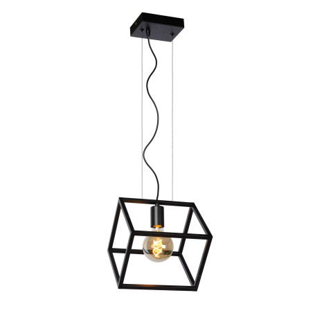 Lucide FABIAN - Suspension - 1xE27 - Noir