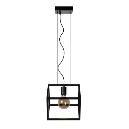 Lucide FABIAN - Suspension - 1xE27 - Noir