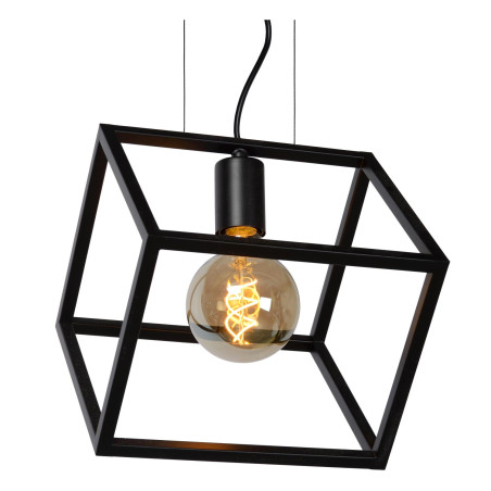 Lucide FABIAN - Suspension - 1xE27 - Noir