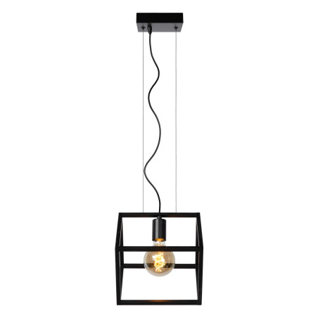 Lucide FABIAN - Suspension - 1xE27 - Noir