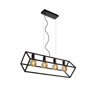 Lucide FABIAN - Suspension - 4xE27 - Noir