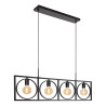Lucide SUUS - Suspension - 4xE27 - Noir