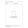 Lucide SUUS - Suspension - 4xE27 - Noir