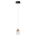 Lucide BERLIANE - Suspension - Ø 12 cm - LED Dim. - 1x4W 2700K - Avec module LED remplaçable - Transparent - Essential