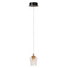 Lucide BERLIANE - Suspension - Ø 12 cm - LED Dim. - 1x4W 2700K - Avec module LED remplaçable - Transparent - Essential