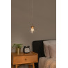 Lucide BERLIANE - Suspension - Ø 12 cm - LED Dim. - 1x4W 2700K - Avec module LED remplaçable - Transparent - Essential