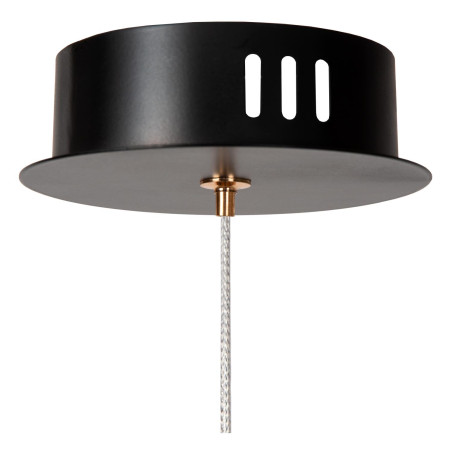 Lucide BERLIANE - Suspension - Ø 12 cm - LED Dim. - 1x4W 2700K - Avec module LED remplaçable - Transparent - Essential