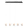 Lucide BERLIANE - Suspension - LED Dim. - 5x4W 2700K - Avec module LED remplaçable - Transparent - Essential