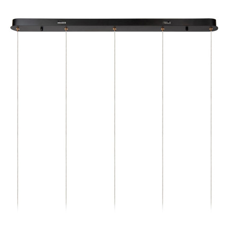 Lucide BERLIANE - Suspension - LED Dim. - 5x4W 2700K - Avec module LED remplaçable - Transparent - Essential