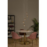 Lucide BERLIANE - Suspension - Ø 34 cm - LED Dim. - 5x4W 2700K - Avec module LED remplaçable - Transparent - Essential