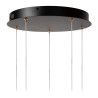 Lucide BERLIANE - Suspension - Ø 34 cm - LED Dim. - 5x4W 2700K - Avec module LED remplaçable - Transparent - Essential
