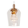 Lucide BERLIANE - Suspension - Ø 39 cm - LED Dim. - 7x4W 2700K - Avec module LED remplaçable - Transparent - Essential