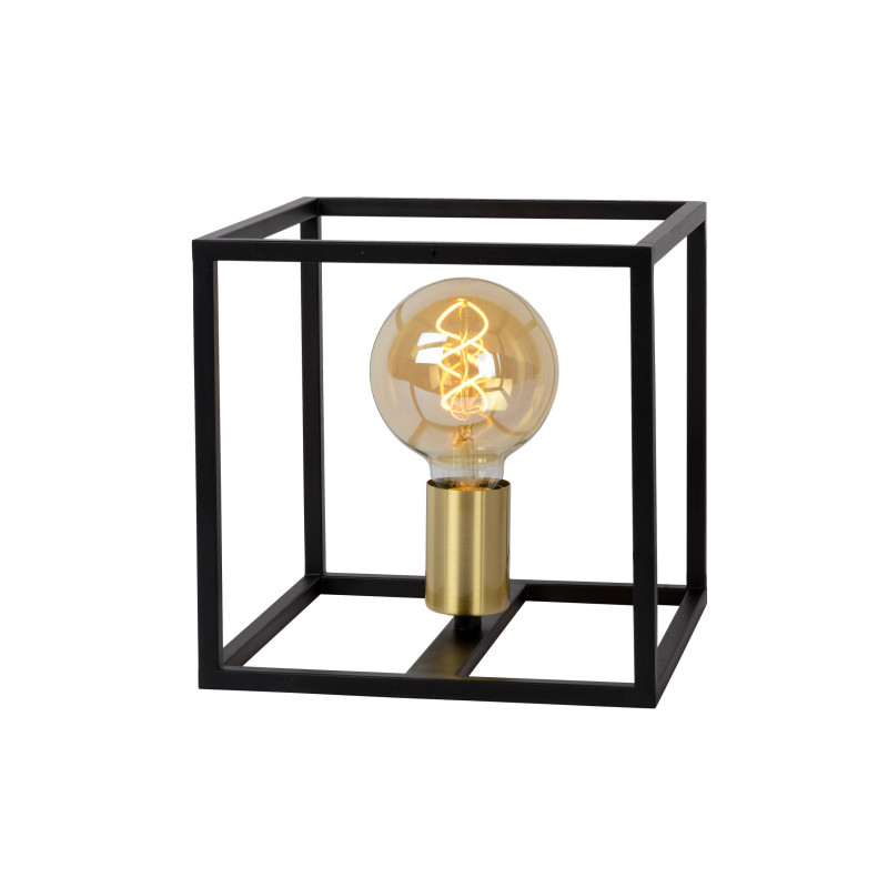Lucide RUBEN - Lampe de table - 1xE27 - Noir