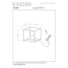 Lucide RUBEN - Lampe de table - 1xE27 - Noir