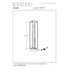 Lucide RUBEN - Lampadaire - 3xE27 - Noir