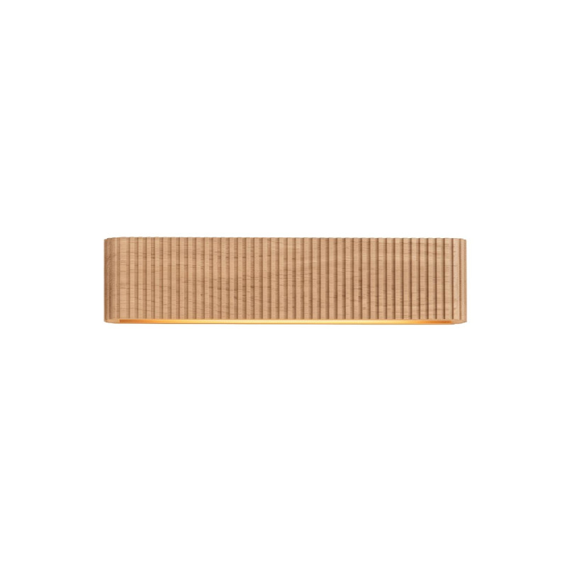 Lucide BANNISTER - Applique murale - LED Dim. - CCT - 2x7W 2200K/3000K - Bois clair - Vibes