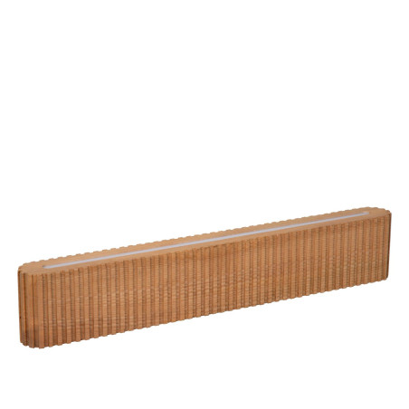 Lucide BANNISTER - Applique murale - LED Dim. - CCT - 2x7W 2200K/3000K - Bois clair - Vibes