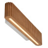 Lucide BANNISTER - Applique murale - LED Dim. - CCT - 2x7W 2200K/3000K - Bois clair - Vibes