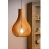 Lucide BODO - Suspension - Ø 38 cm - 1xE27 - Bois clair