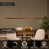 Lucide LANGHOLT - Suspension - LED Dim. - CCT - 1x28W 2200K/4000K - Bois clair - Vibes