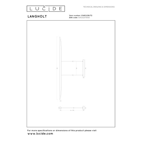 Lucide LANGHOLT - Suspension - LED Dim. - CCT - 1x28W 2200K/4000K - Bois clair - Vibes