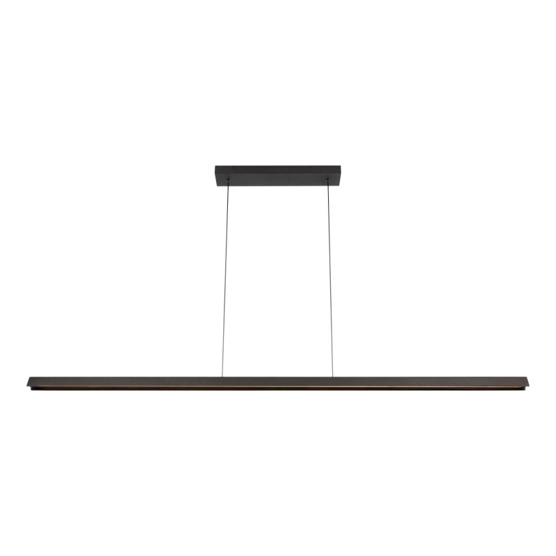 Lucide FELSTED - Suspension - LED Dim. - CCT - 1x28W 2200K/4000K - Noir - Vibes