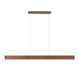 Lucide BANNISTER - Suspension - LED Dim. - CCT - 1x30W 2200K/3000K - Aspect bois - Vibes