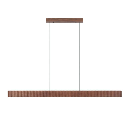 Lucide BANNISTER - Suspension - LED Dim. - CCT - 1x30W 2200K/3000K - Aspect bois - Vibes