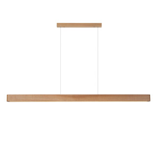 Lucide BANNISTER - Suspension - LED Dim. - CCT - 1x30W 2200K/3000K - Bois clair - Vibes