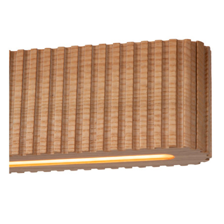 Lucide BANNISTER - Suspension - LED Dim. - CCT - 1x30W 2200K/3000K - Bois clair - Vibes