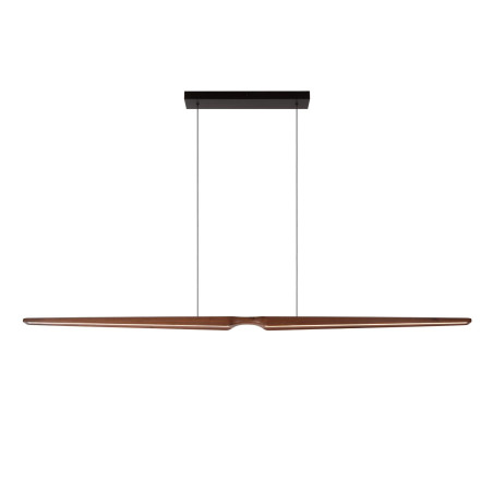 Lucide HALMSTAD - Suspension - LED Dim. - CCT - 1x28W 2200K/4000K - Aspect bois - Vibes