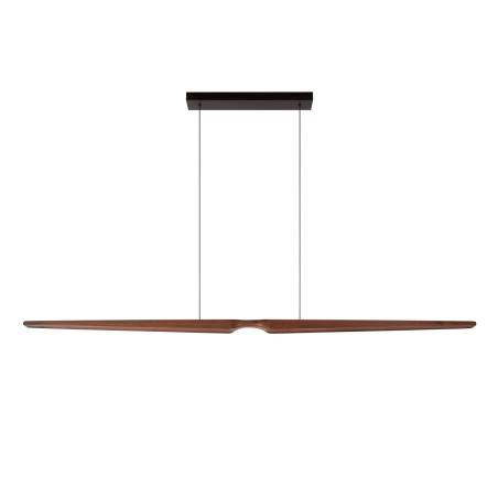 Lucide HALMSTAD - Suspension - LED Dim. - CCT - 1x28W 2200K/4000K - Aspect bois - Vibes
