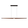 Lucide HALMSTAD - Suspension - LED Dim. - CCT - 1x28W 2200K/4000K - Aspect bois - Vibes
