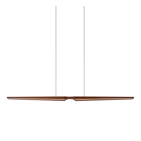Lucide HALMSTAD - Suspension - LED Dim. - CCT - 1x28W 2200K/4000K - Aspect bois - Vibes