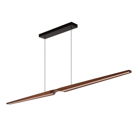 Lucide HALMSTAD - Suspension - LED Dim. - CCT - 1x28W 2200K/4000K - Aspect bois - Vibes