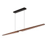 Lucide HALMSTAD - Suspension - LED Dim. - CCT - 1x28W 2200K/4000K - Aspect bois - Vibes