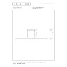 Lucide HALMSTAD - Suspension - LED Dim. - CCT - 1x28W 2200K/4000K - Aspect bois - Vibes