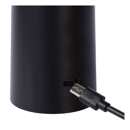 Lucide JIVE - Lampe de table Rechargeable Intérieur/Extérieur - Batterie/Piles - Ø 13,7 cm - LED Dim. - CCT - 1x3W 2800K/6500K