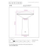 Lucide JIVE - Lampe de table Rechargeable Intérieur/Extérieur - Batterie/Piles - Ø 13,7 cm - LED Dim. - CCT - 1x3W 2800K/6500K
