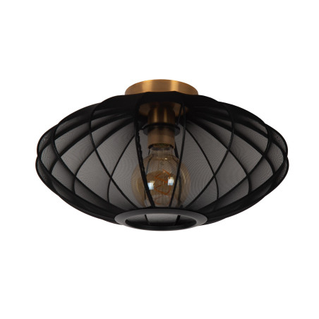 Lucide CORINA - Plafonnier - Ø 40 cm - 1xE27 - Noir