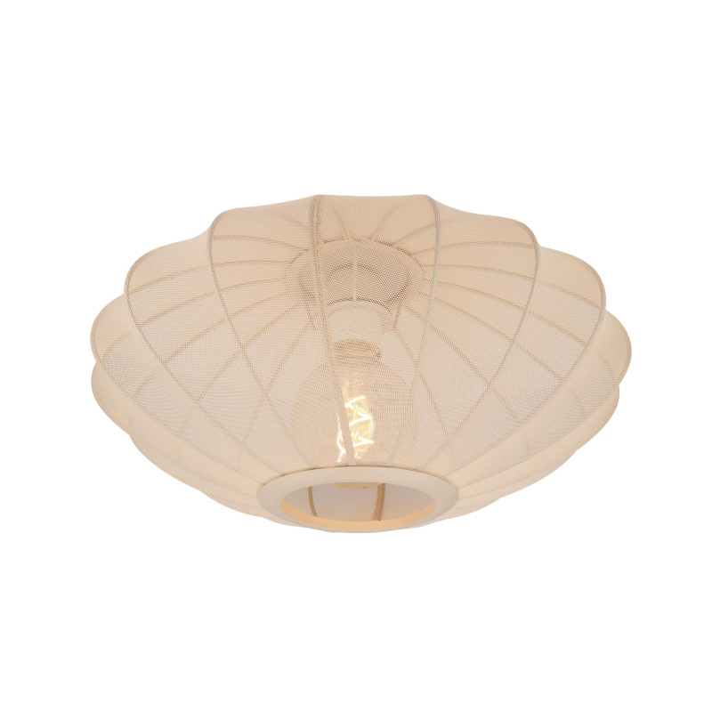 Lucide CORINA - Plafonnier - Ø 40 cm - 1xE27 - Crème
