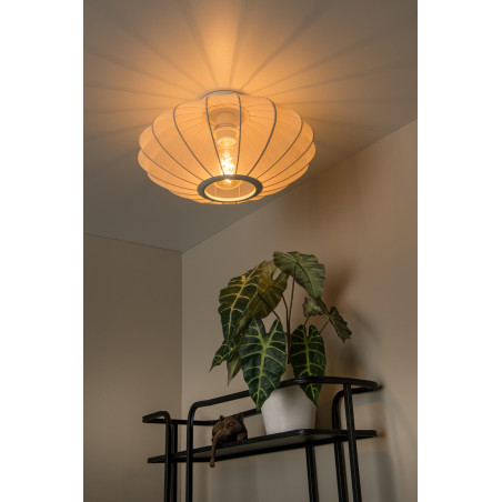 Lucide CORINA - Plafonnier - Ø 40 cm - 1xE27 - Crème