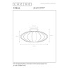 Lucide CORINA - Plafonnier - Ø 40 cm - 1xE27 - Crème