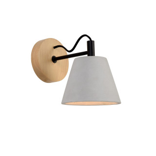 Lucide POSSIO - Applique murale - 1xE14 - Gris