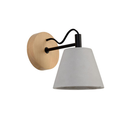 Lucide POSSIO - Applique murale - 1xE14 - Gris