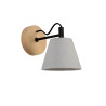 Lucide POSSIO - Applique murale - 1xE14 - Gris