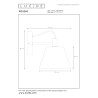 Lucide POSSIO - Applique murale - 1xE14 - Gris